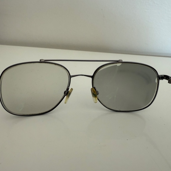 Technolite Flex Eyeglasses Frames TLF 707 GM Gunmetal Gray Aviator 55-18-145 - Picture 3 of 6